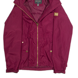 REGATTA Womens Rain Jacket Purple Hooded S