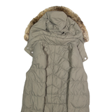 KAREN MILLEN Womens Parka Coat Grey Hooded S