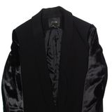 MAJE Womens Overcoat Jacket Black S