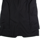 PIERRE BALMAIN Mens Blazer Jacket Grey Striped L