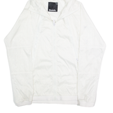 BENCH Mens Rain Jacket White Hooded S