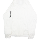 BENCH Mens Rain Jacket White Hooded S