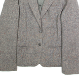 PENDLETON Womens Blazer Jacket Grey Wool L