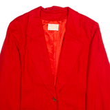 PENDLETON Womens Blazer Jacket Red Wool XL