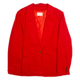 PENDLETON Womens Blazer Jacket Red Wool XL