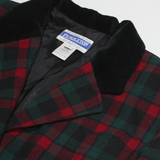 PENDLETON Womens Blazer Jacket Red Wool Plaid L