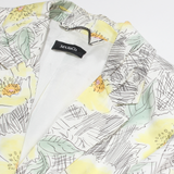 MAX&CO Womens Blazer Jacket White Floral M