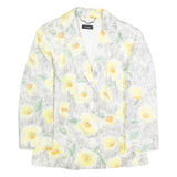 MAX&CO Womens Blazer Jacket White Floral M