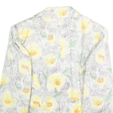 MAX&CO Womens Blazer Jacket White Floral M