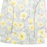 MAX&CO Womens Blazer Jacket White Floral M