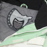 BILLABONG Womens Parka Coat White Hooded XL