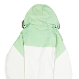 BILLABONG Womens Parka Coat White Hooded XL