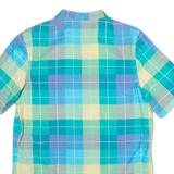 Womens Printed Shirt Blue Check S