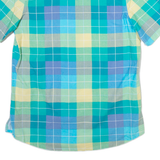 Womens Printed Shirt Blue Check S