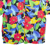 Womens Printed Blouse Black Viscose Floral M