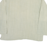 Womens Blouse Green High Neck Long Sleeve XL