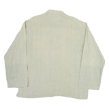 Womens Blouse Green High Neck Long Sleeve XL