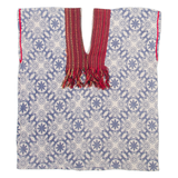 Womens Printed Vest Blue V-Neck Sleeveless Crazy Pattern M