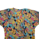 Womens Printed Blouse Green Floral L