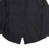 SPENGLER Womens Shirt Black Collared Long Sleeve M