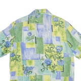 CITYLIFE Womens Printed Shirt Green Collared Viscose Crazy Pattern M