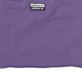 ADIDAS Womens Cropped Top Purple Sleeveless UK 8