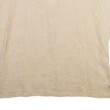 Womens Blouse Beige V-Neck L