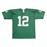 NFL Green Bay Packers Home #12 Rodgers Mens Jersey Green USA V-Neck XL