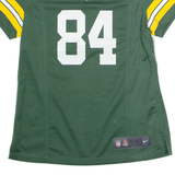 NIKE Green Bay Packers Home #84 Abbrederis Womens Jersey Green USA V-Neck M