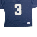 LOGO 7 Notre Dame Home #3 Mens Jersey Blue 90s USA V-Neck XL