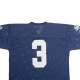 LOGO 7 Notre Dame Home #3 Mens Jersey Blue 90s USA V-Neck XL