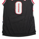 ADIDAS Portland Trail Blazers #0 Lillard Basketball Mens Jersey Black Sleeveless USA M