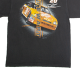 CHASE AUTHENTICS Tony Stewart #20 NASCAR Racing Mens T-Shirt Black USA L