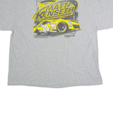 CHASE AUTHENTICS Matt Kenseth #20 NASCAR Racing Mens T-Shirt Grey USA 2XL
