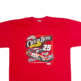 GILDAN Bobby Hamilton Jr #25 John Morrell NASCAR Racing Mens T-Shirt Red USA XL