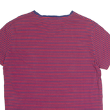 POLO RALPH LAUREN Striped Mens T-Shirt Red V-Neck M