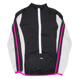 CRANE Cycling Womens Jersey Pink Long Sleeve 1/4 Zip M