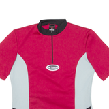 Cycling Womens Jersey Red 1/2 Zip M