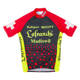 Cycling Mens Jersey Red 1/4 Zip L