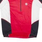 CRANE Cycling Mens Jersey Red 1/2 Zip L