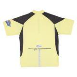 HOTNWILD Cycling Mens Jersey Yellow 1/4 Zip L