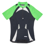 Cycling Mens Jersey Green 1/2 Zip M