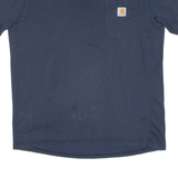 CARHARTT Mens T-Shirt Blue L