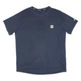 CARHARTT Mens T-Shirt Blue L