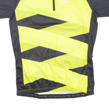 BRUNEX Cycling Mens Jersey Yellow 1/4 Zip M