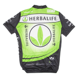 Cycling Mens Jersey Green 1/2 Zip M