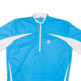 LOFFLER Cycling Mens Jersey Blue 1/2 Zip XL