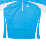 LOFFLER Cycling Mens Jersey Blue 1/2 Zip XL