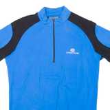 CRONICS Cycling Mens Jersey Blue 1/2 Zip L