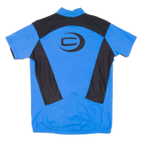 CRONICS Cycling Mens Jersey Blue 1/2 Zip L